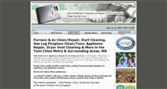 Desktop Screenshot of aaa-andersonsrepair.com