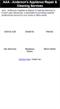 Mobile Screenshot of aaa-andersonsrepair.com